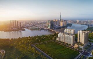 Dự án The River Thủ Thiêm hưởng lợi từ vị trí đắc địa, ngay chân cầu Thủ Thiêm