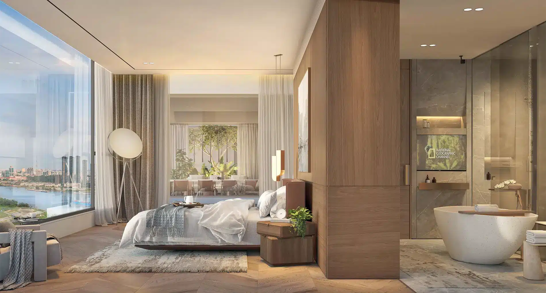 Ảnh phối cảnh căn hộ cao cấp The River Thủ Thiêm, Quận 2 được phát triển bởi chủ đầu tư Refico