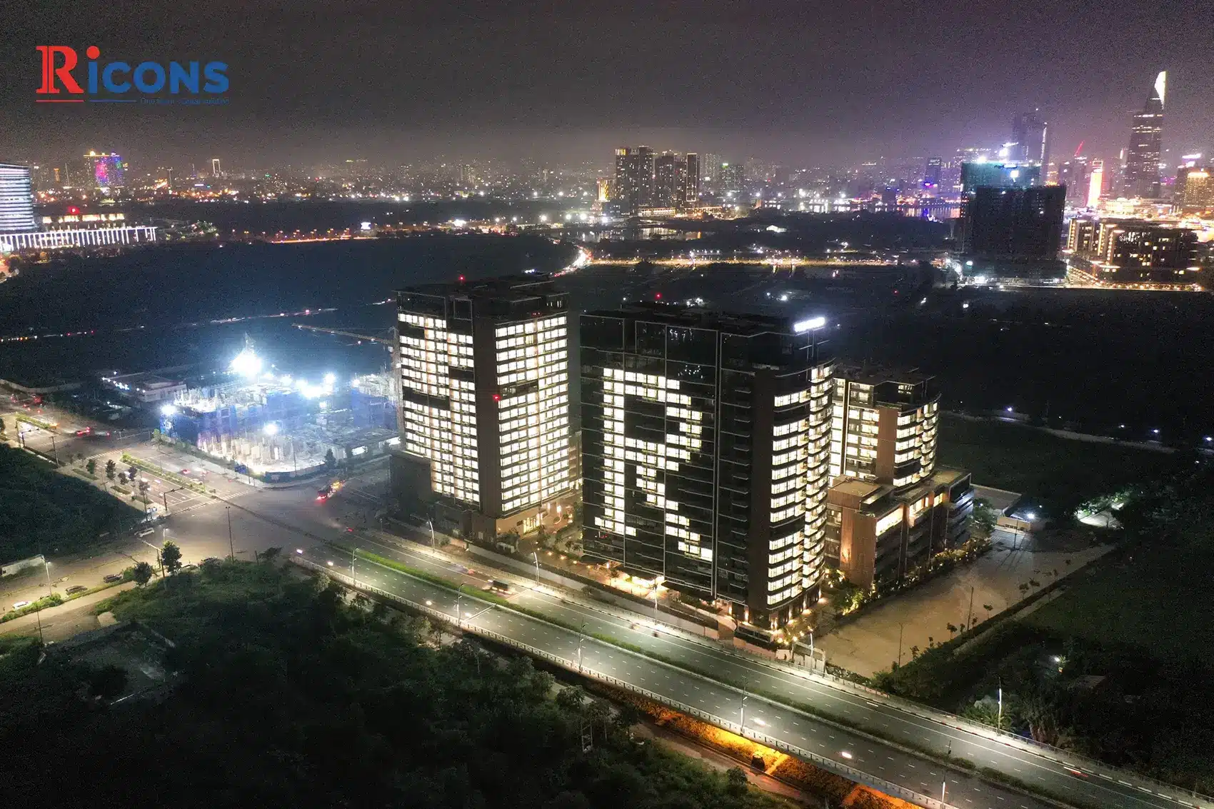 Tiến độ xây dựng dự án The River Thủ Thiêm vào tháng 08 năm 2022