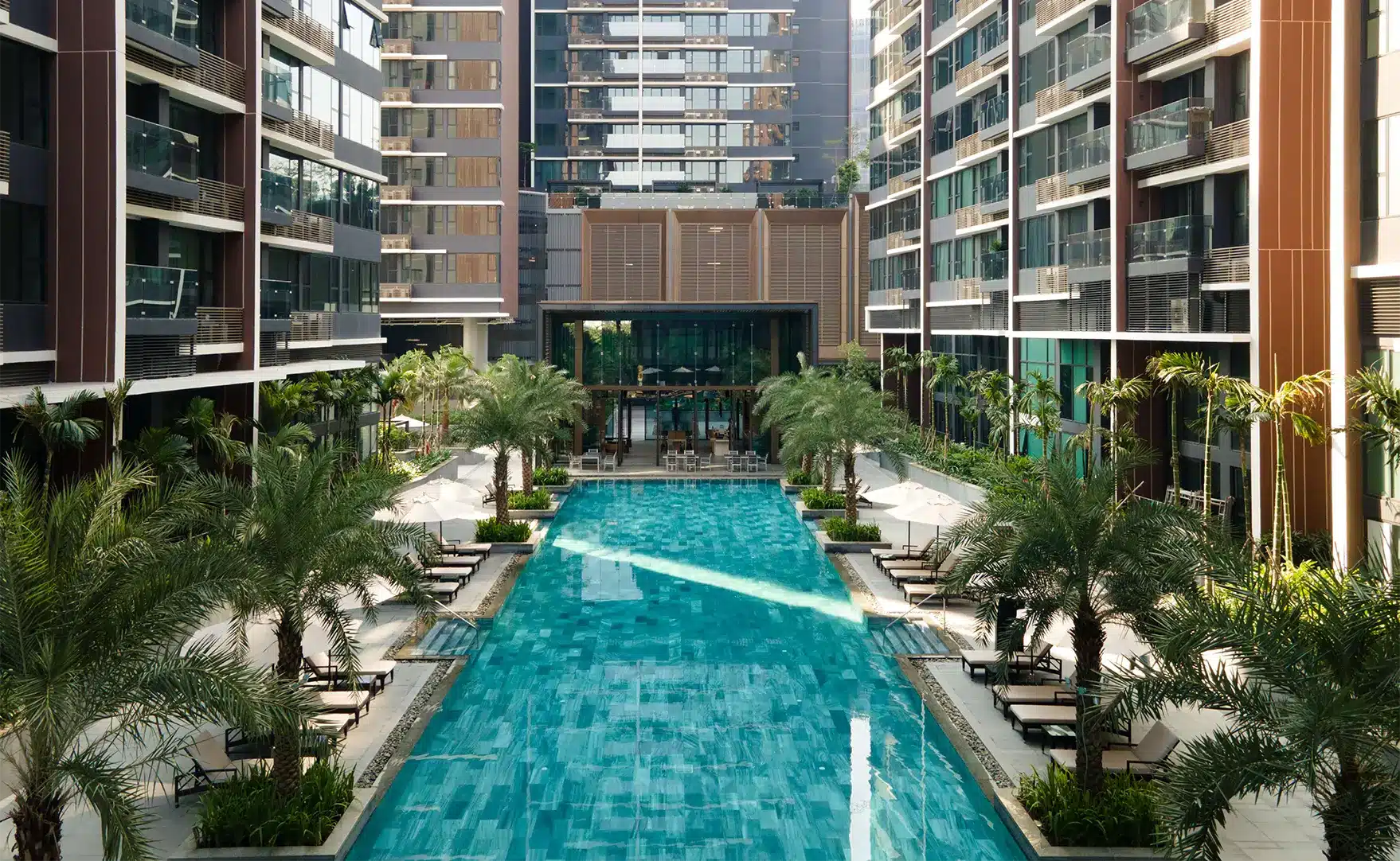Tiện ích Hồ bơi 50m tại dự án The River Thủ Thiêm của chủ đầu tư Refico