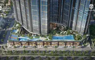 Phối cảnh dự án Masteri Rivera Đà Nẵng với thiết kế hiện đại và các tiện ích đẳng cấp.